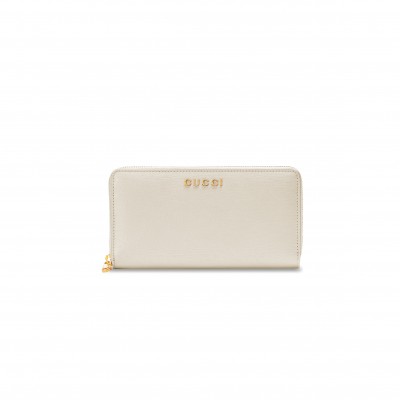 GUCCI ZIP AROUND WALLET WITH GUCCI SCRIPT 772642 (20*12.5*4cm)